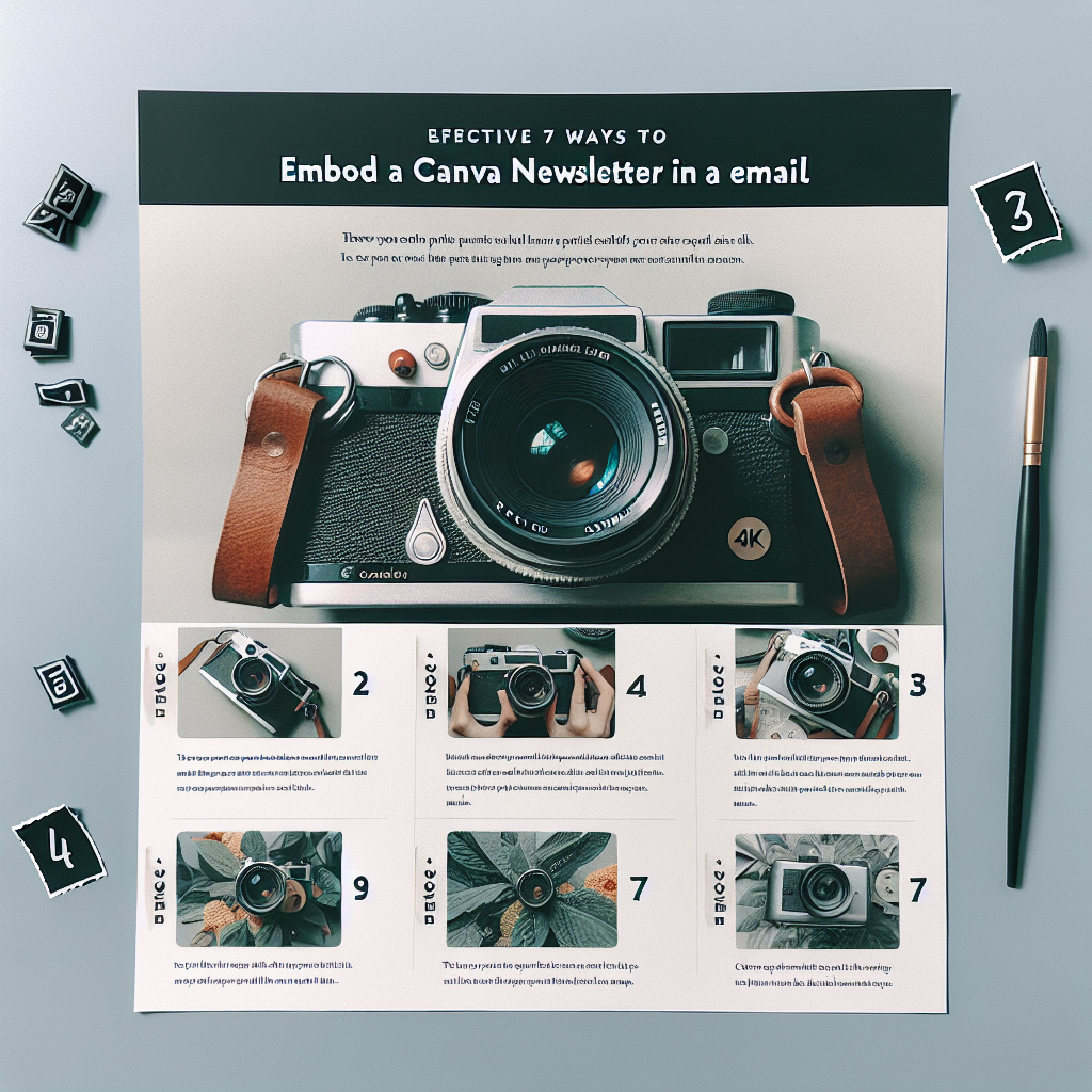 Tips for Successfully Embedding Canva Newsletters in Emails