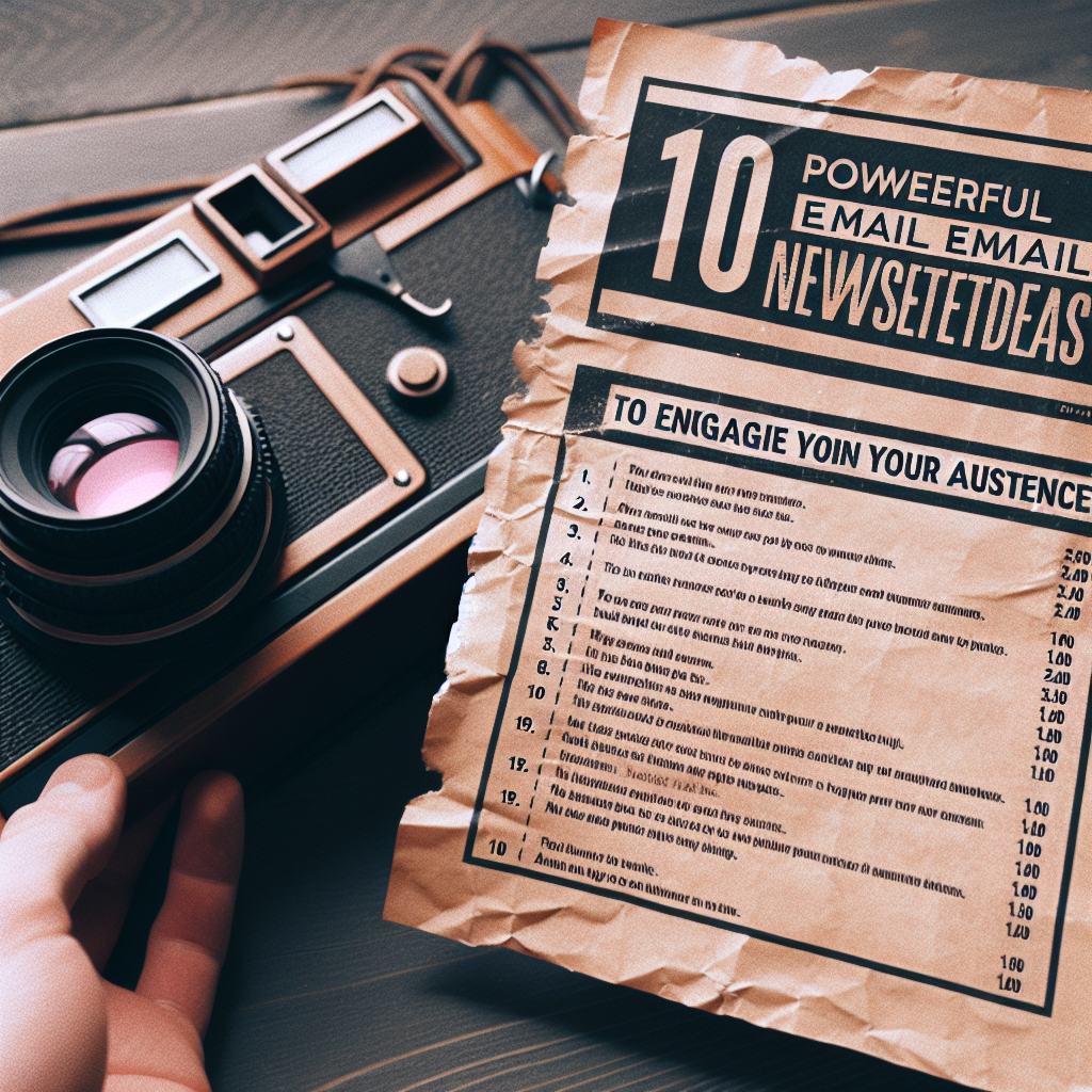 10 Powerful Email Newsletter Ideas to Engage Your Audience