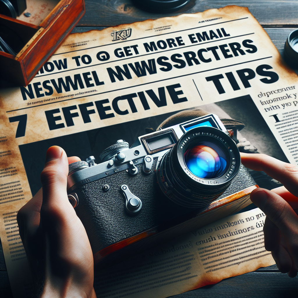 Effective Strategies for Increasing Email Newsletter Subscribers