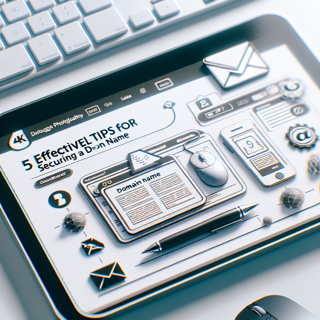 Essential Tips for Securing a Domain Name for Your Email Newsletter