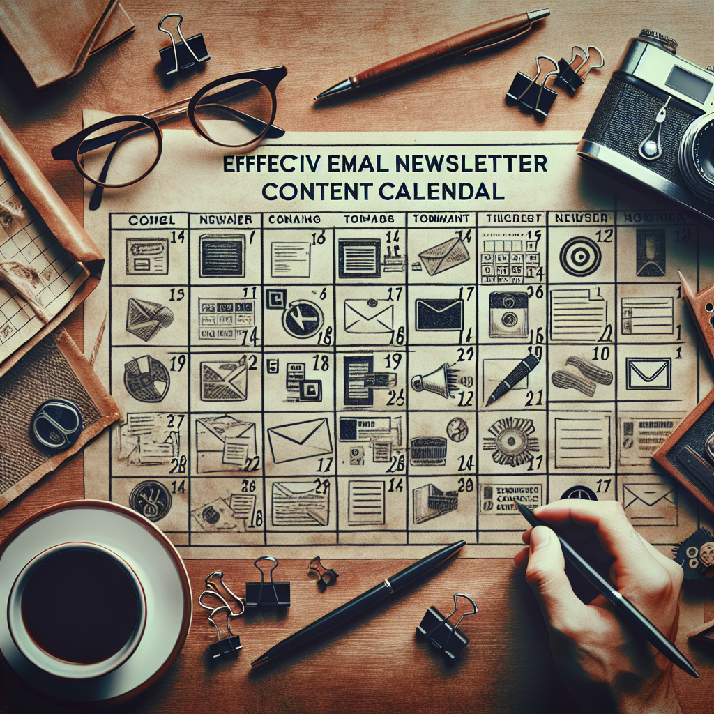 Creating an Effective Email Newsletter Content Calendar