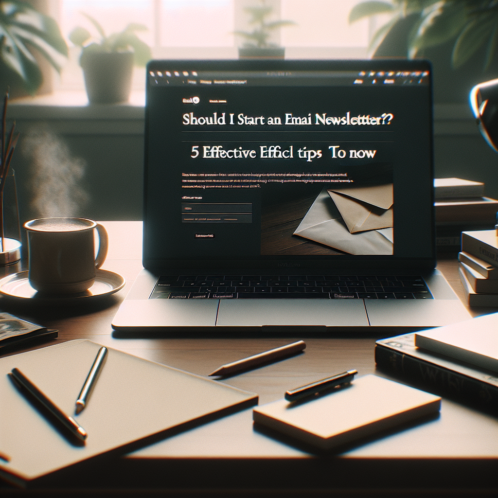 Should I Start an Email Newsletter? 5 Effective Tips to Know