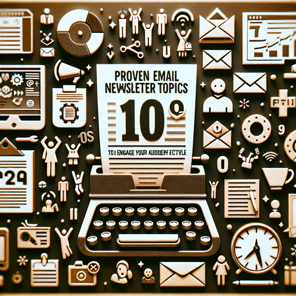 Engaging Email Newsletter Topics for Audience Connection