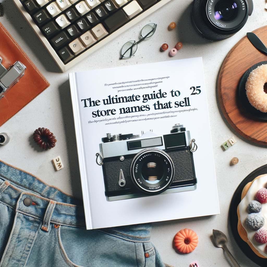 The Ultimate Guide to Crafting Unique Etsy Store Names for Success