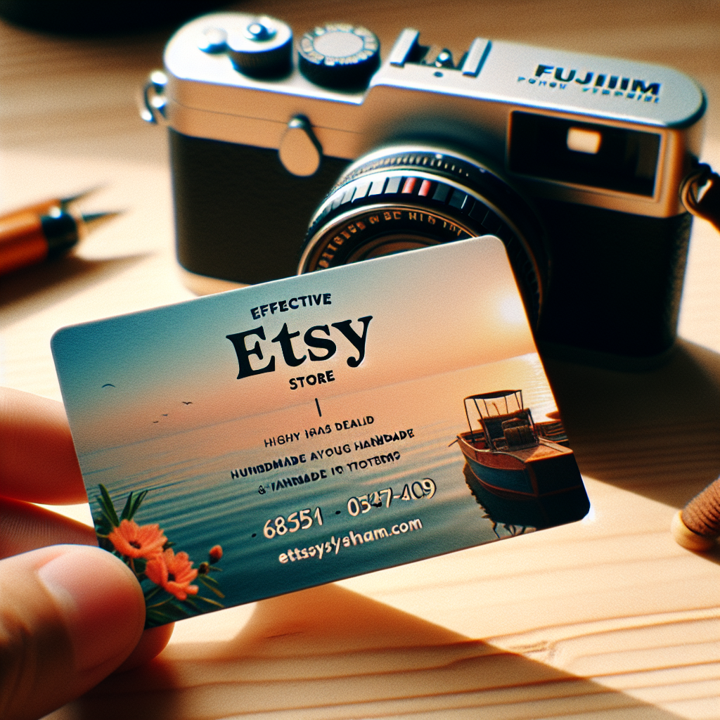 The Complete Guide to Crafting an Effective Etsy Store Business Card
