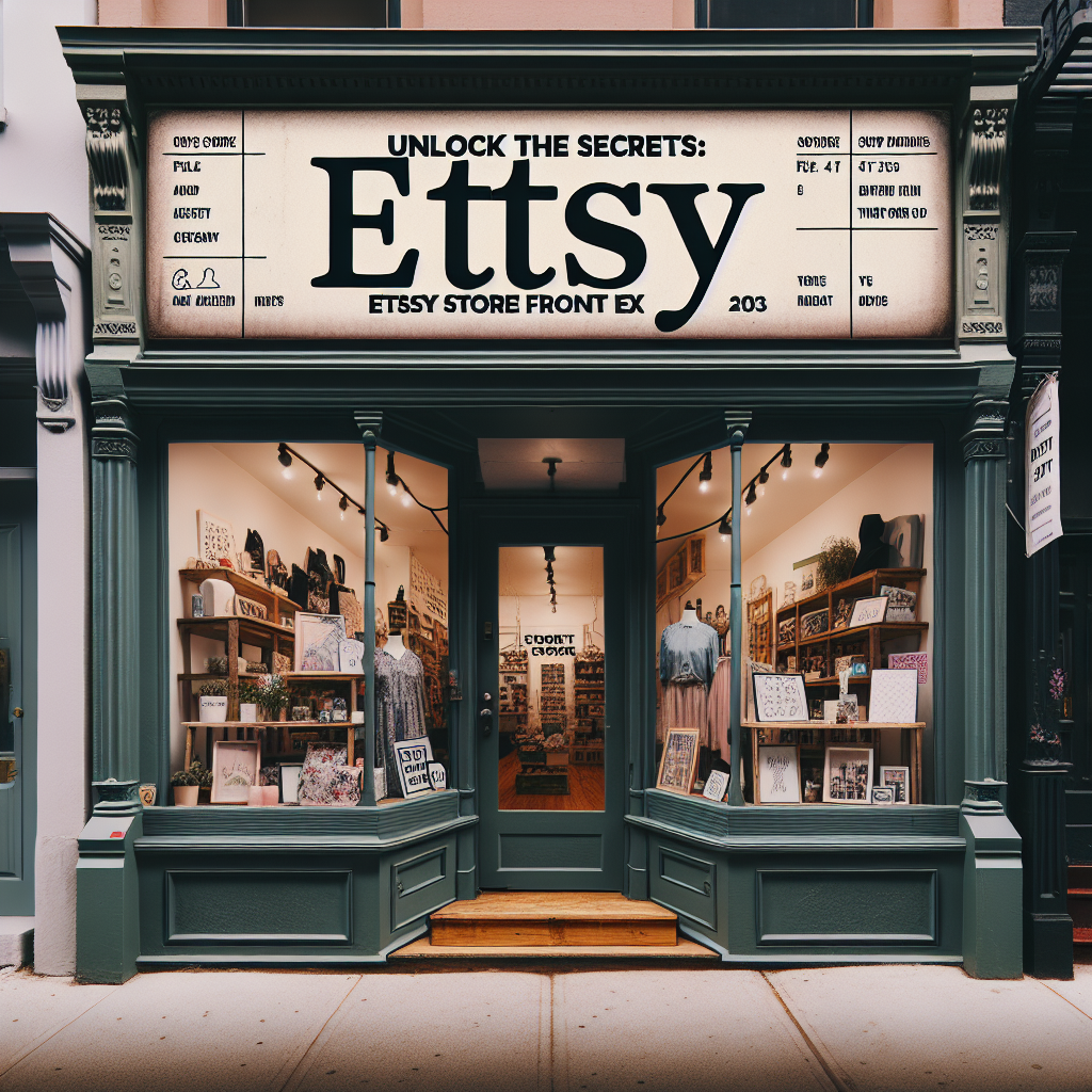 Demystifying Etsy Store Front Costs in 2023