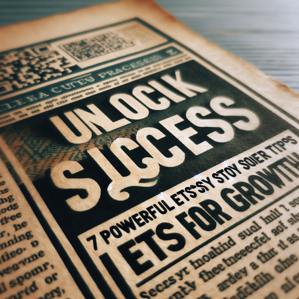 Effective Strategies for Etsy Store Growth Using QR Codes