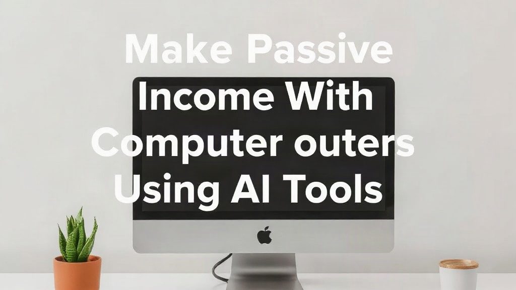 Make Passive Income With Computer Using AI Tools
