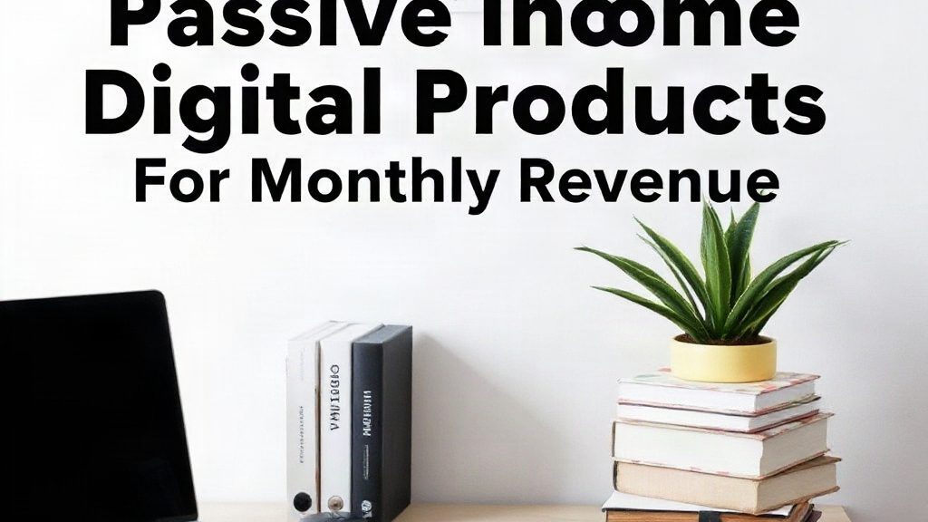 Passive Income Selling Digital Products For Monthly Revenue