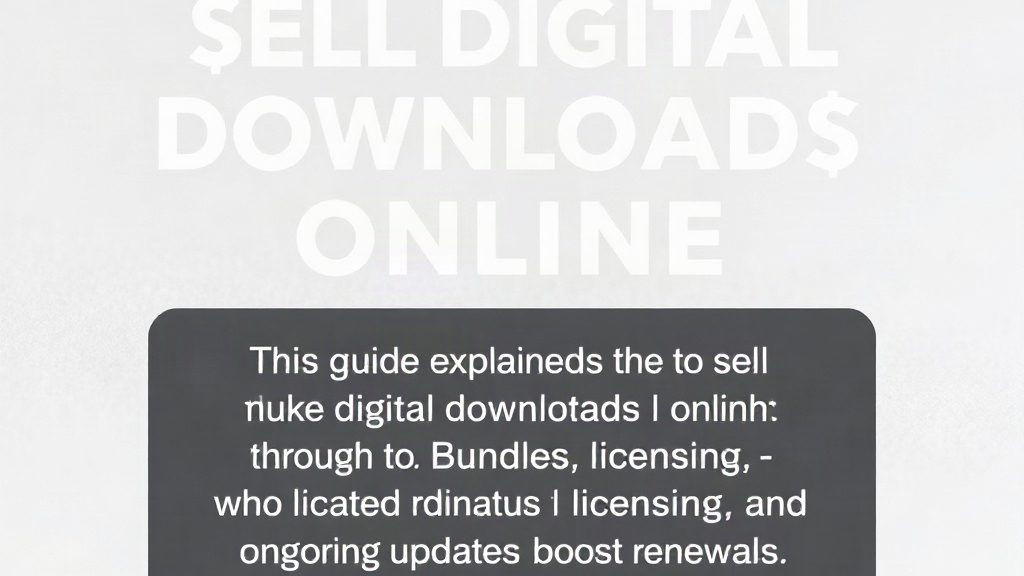 Sell Digital Downloads Online: Turn Clicks Into Buyers