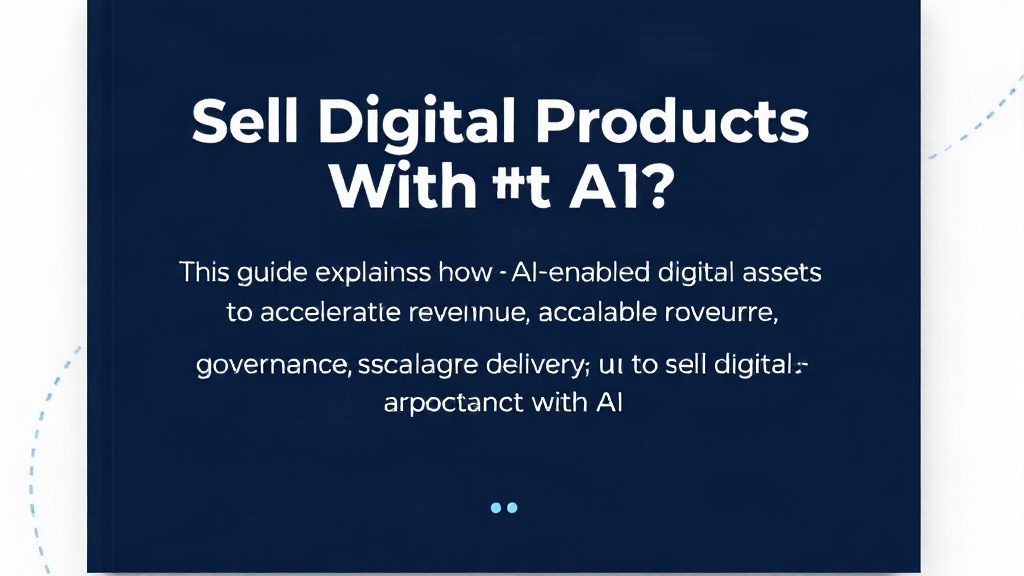 Sell Digital Products With AI: Save Time, Boost Efficiency