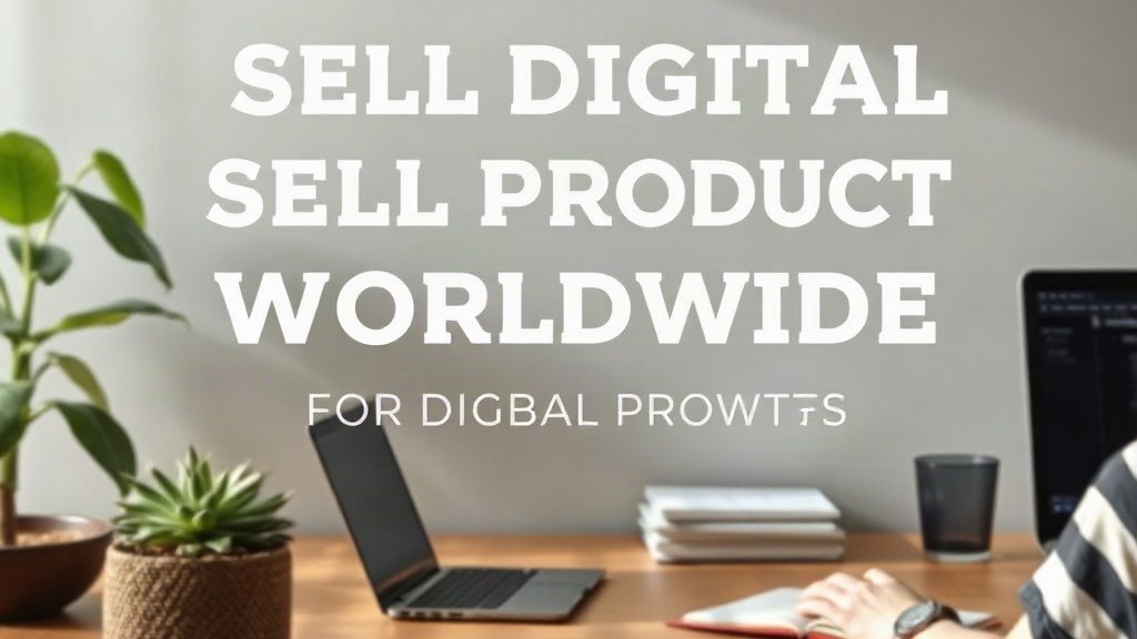 Sell Digital Products Worldwide For Global Growth