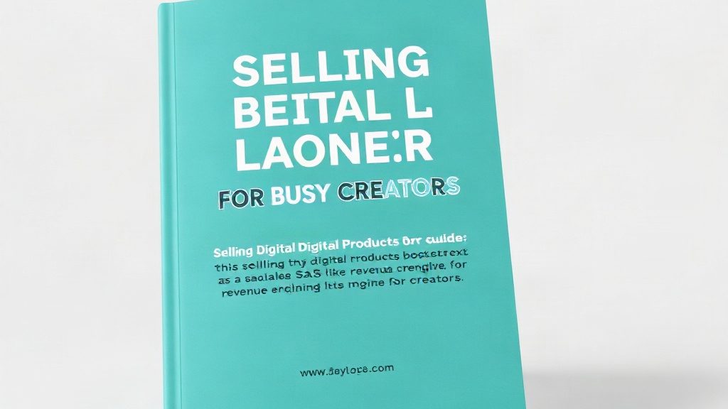 Selling Digital Products Book For Busy Creators
