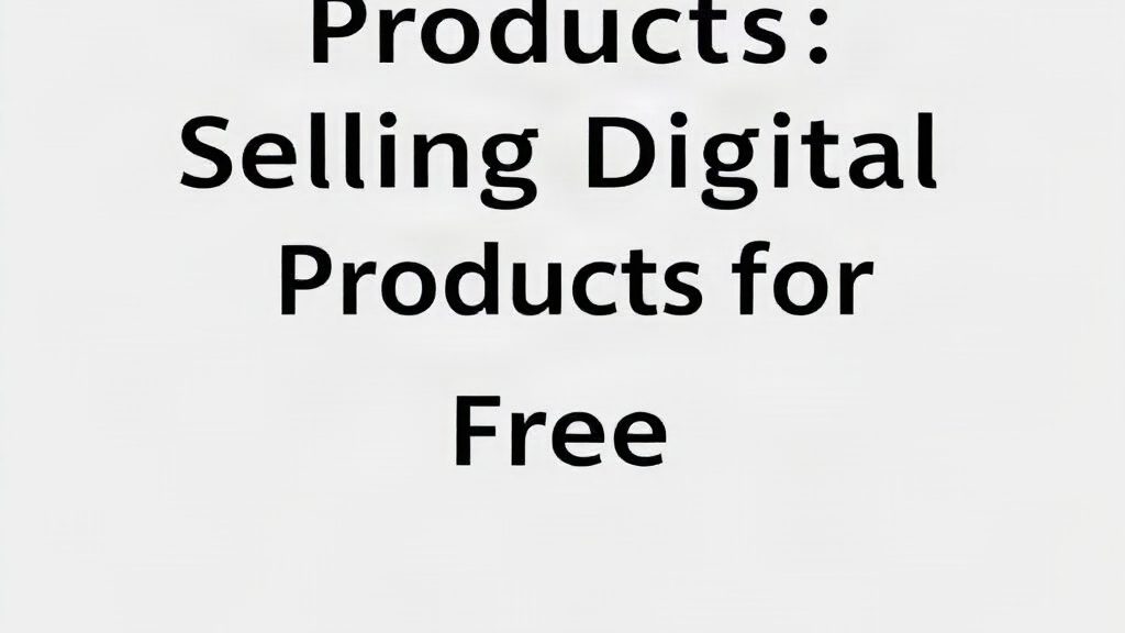 Selling Digital Products For Beginners Free: Quick Start