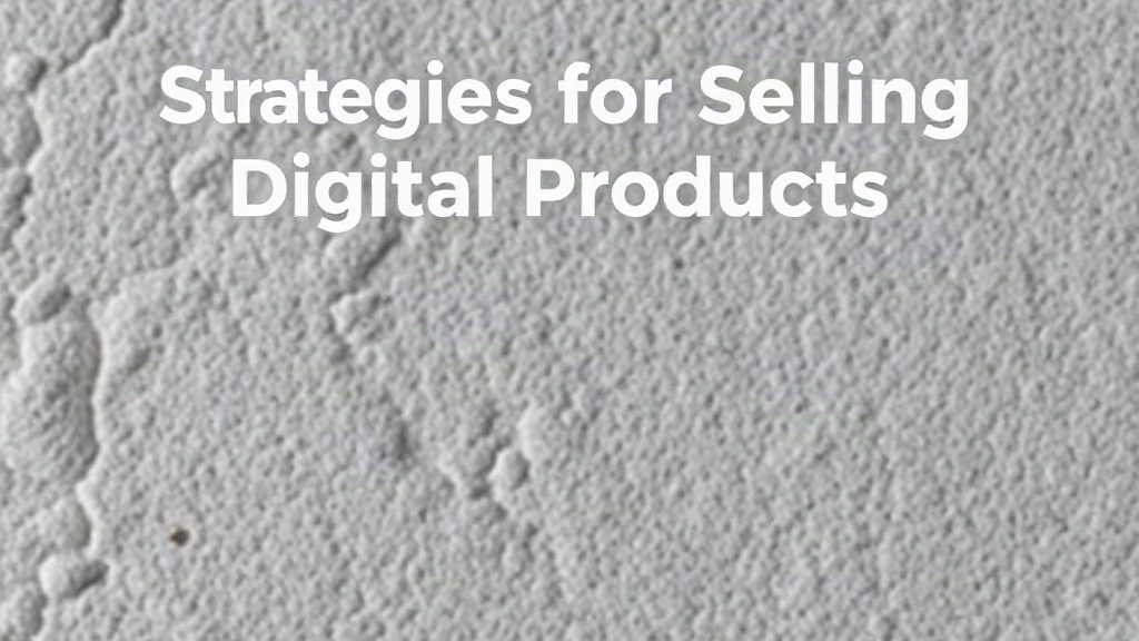 Strategies for Selling Digital Products in 2025