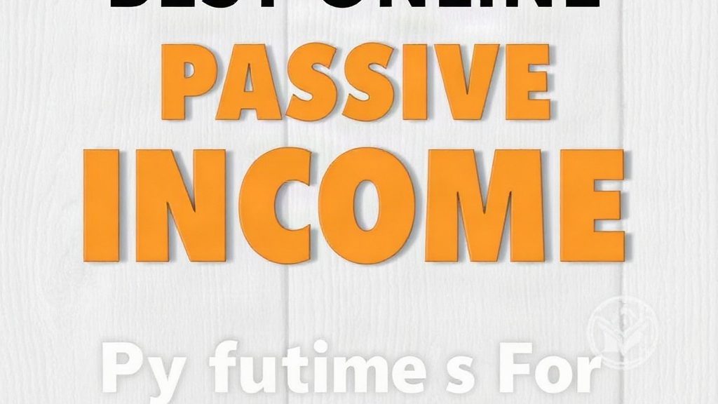 Best Online Passive Income For True Time Freedom