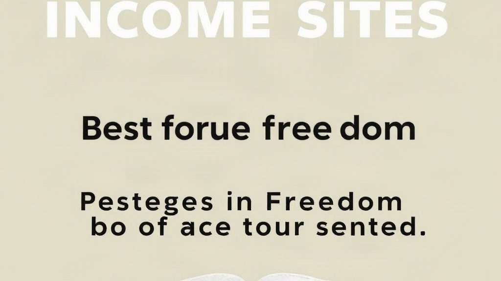 Best Passive Income Sites For True Monthly Freedom